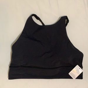 Lululemon high rise long line BLACK energy bra